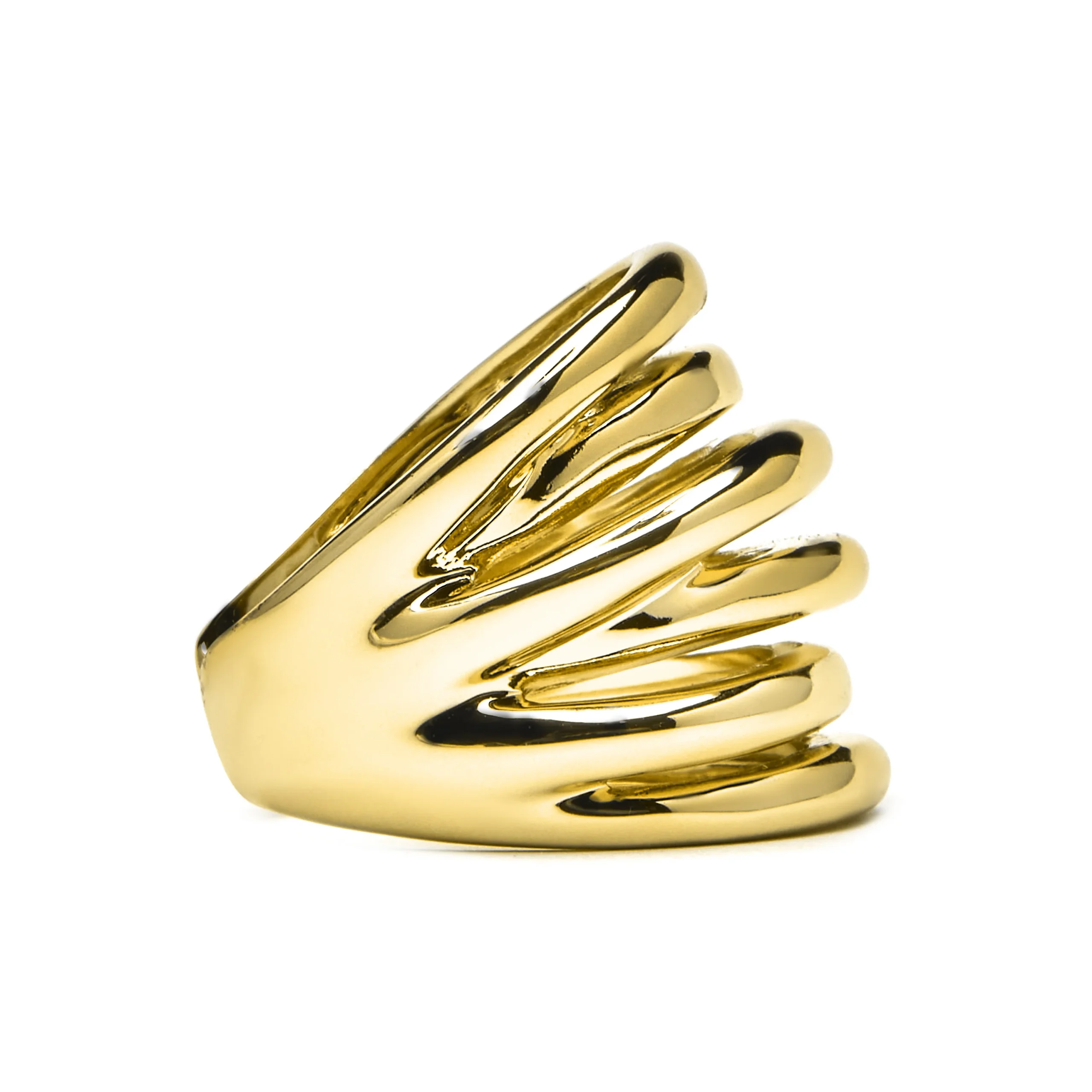 Anillo acabado en oro amarillo 18K - Vermixi - Imagen 2