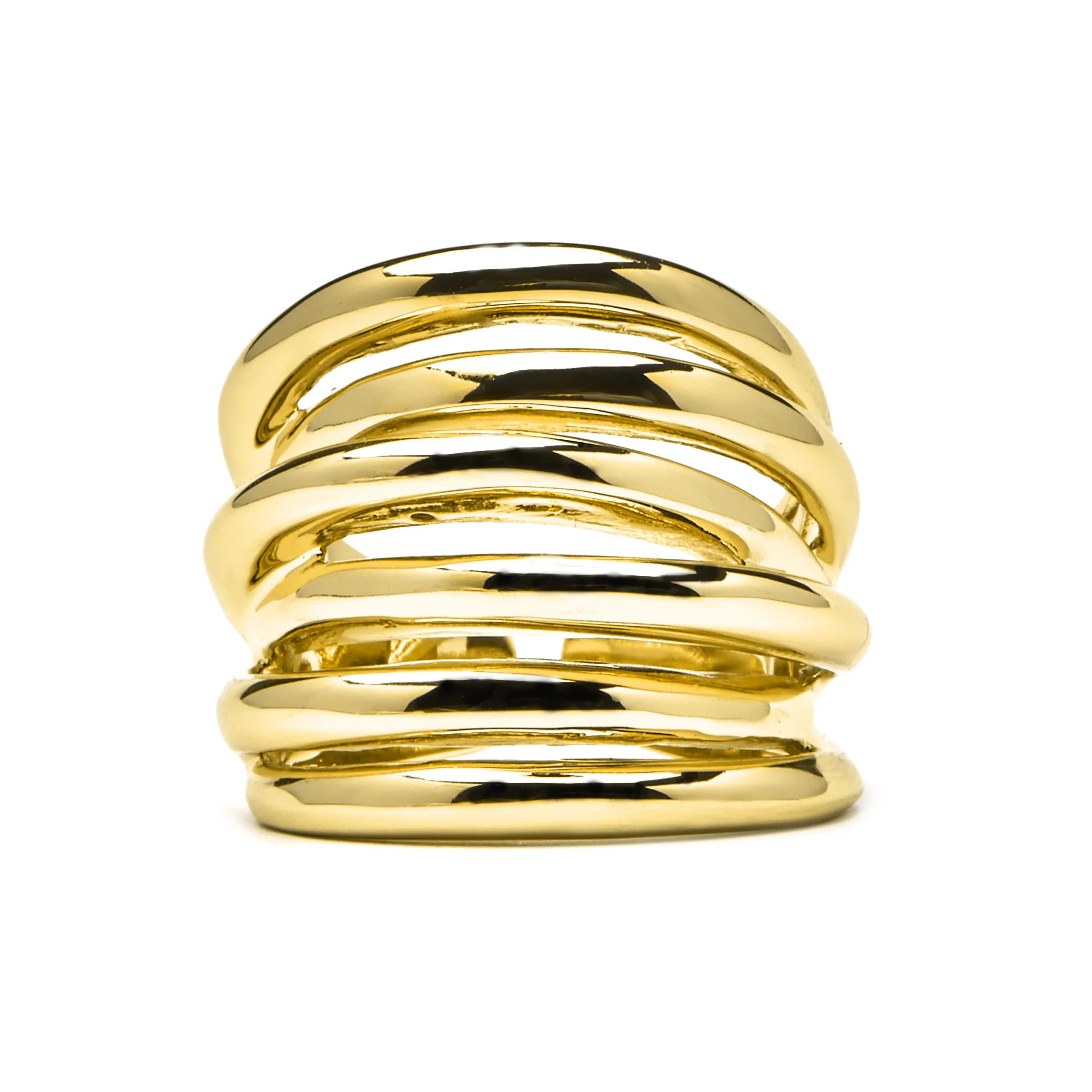 Anillo acabado en oro amarillo 18K - Vermixi - Imagen 3