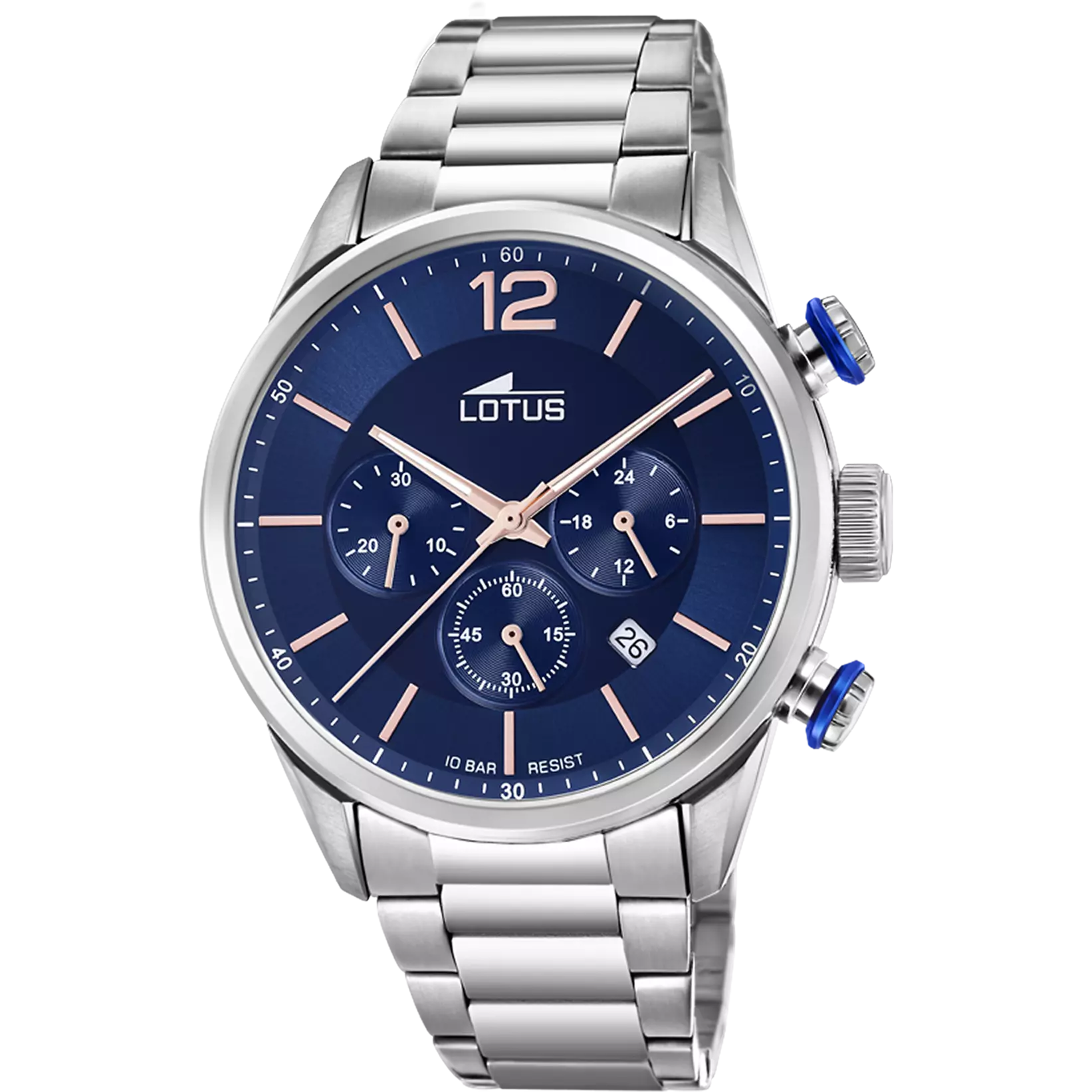 Reloj Lotus de caballero Chrono con esfera azul 18688/2