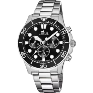 Reloj de hombre Lotus Excellent con esfera negra 18756/3