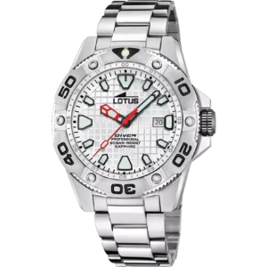 Reloj Lotus Caballero Diver 18929/A Blanco