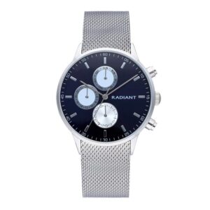 Reloj Radiant Caballero Makers Plateado y Azul Analógico RA601702