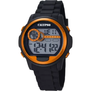 RELOJ CALYPSO DIGITAL FOR MAN K5667/4 NEGRO CORREA DE CAUCHO, HOMBRE