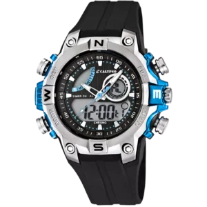 RELOJ CALYPSO K5586/2 NEGRO CORREA DE CAUCHO, HOMBRE