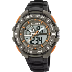 RELOJ CALYPSO FLASH TIME K5769/1 GRIS CORREA DE CAUCHO HOMBRE