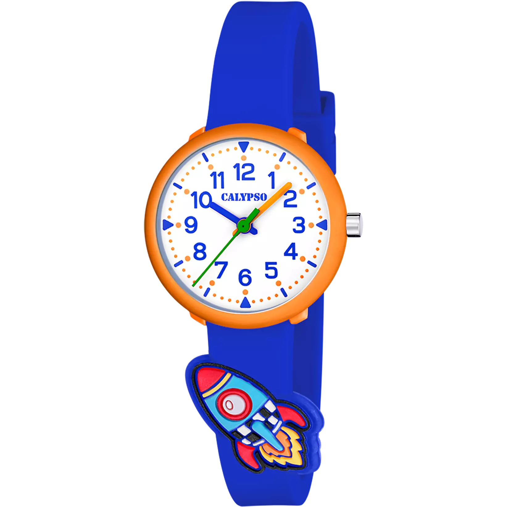 RELOJ CALYPSO MY FIRST WATCH K5845/1 BLANCO CORREA DE CAUCHO, HOMBRE