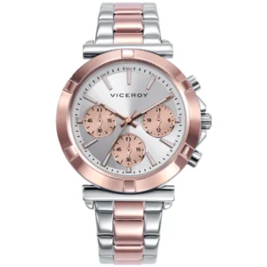 RELOJ CAJA DE SEÑORA 401310-07 BITONO DE ACERO IP ROSA 5 ATM,BRAZALETE BITONO ACERO E IP ROSA,MOVIMIENTO CUARZO