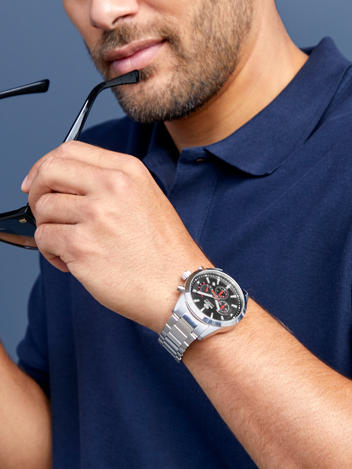 Reloj de hombre B36193/1 cronómetro de acero y esfera negra - Imagen 4