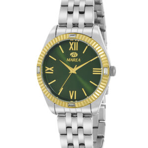 Reloj Marea de señora bicolor esfera verde B54276/3