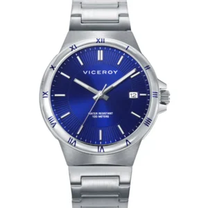 RELOJ DE CABALLERO CAJA DE ACERO 10 ATM ,BRAZALETE DE ACERO, MOVIMIENTO CUARZO 401431-37