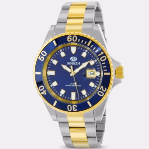 Reloj de hombre B36094/19 de acero bicolor y esfera azul