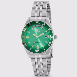 Reloj de mujer  Marea B36203/2 de acero con esfera verde