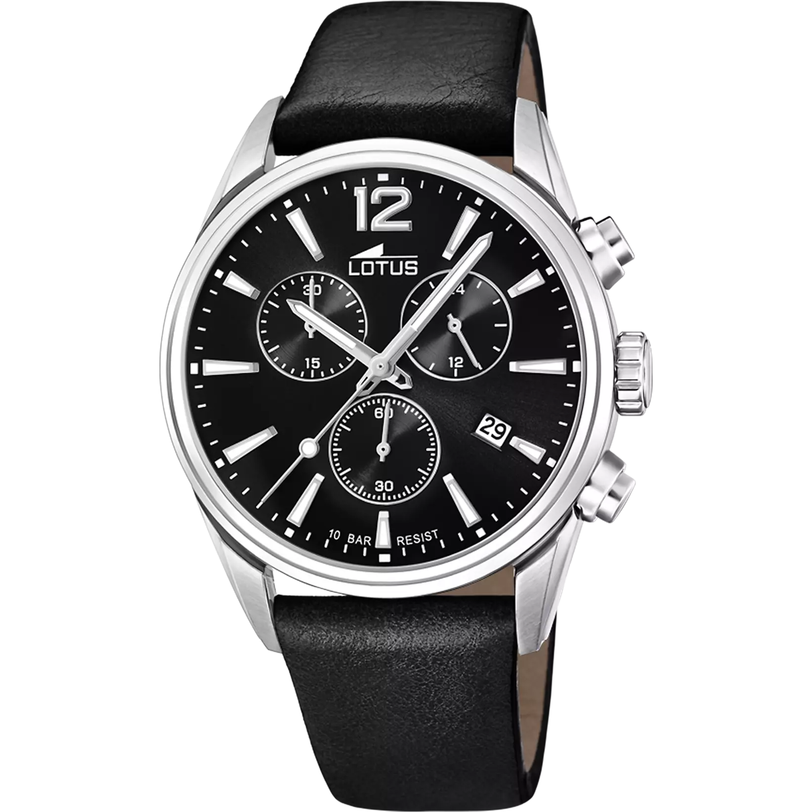 Reloj de hombre Lotus Chrono con esfera negra 18691/3