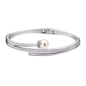 PULSERA PERLA LOTUS STYLE PEARLS LS2021-2/2 ACERO, MUJER