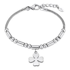 PULSERA TRÉBOL LOTUS STYLE MILLENNIAL LS2463-2/1 ACERO INOXIDABLE, MUJER
