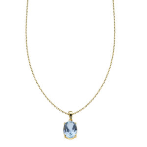 Colgante Duran Exquse The Queen con sky blue topaz