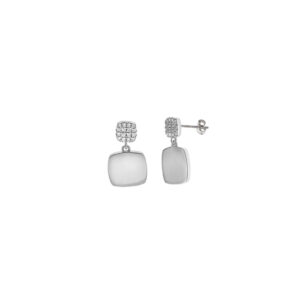 Pendientes Salvatore 268A0140 de plata con circonitas