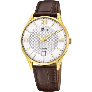 Reloj Lotus 18403/1 Hombre Clásico Esfera Blanca