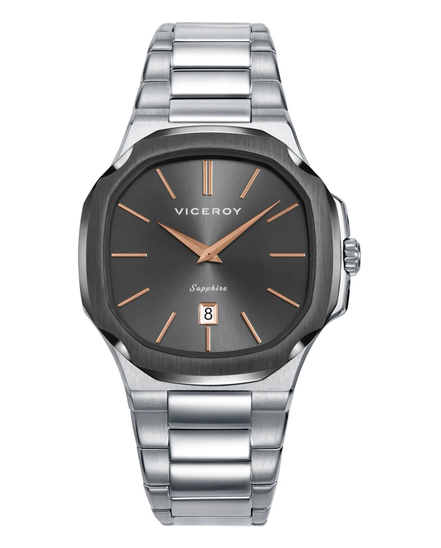 Reloj Viceroy Laura Escanes 45111-17 Hombre Bitono Acero e IP Gris