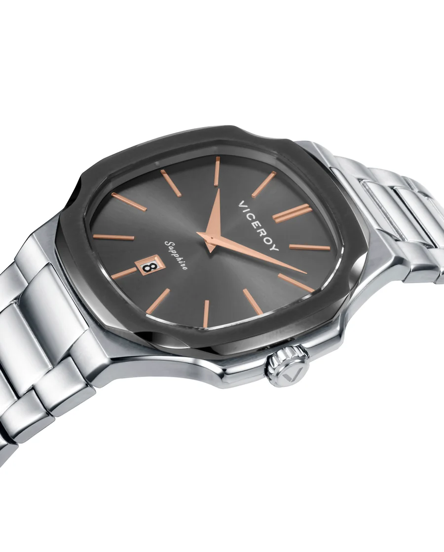 Reloj Viceroy Laura Escanes 45111-17 Hombre Bitono Acero e IP Gris - Imagen 4